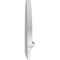 Ekena Millwork Elliptical 4 Spoke Architectural Grade PVC Combination Pediment, 64"W x 22-7/8"H x 2-3/4"P PEDPC064X230ELL04 - alternate 2